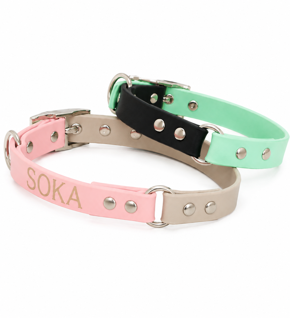 Collier biothane personnalisé🌸
