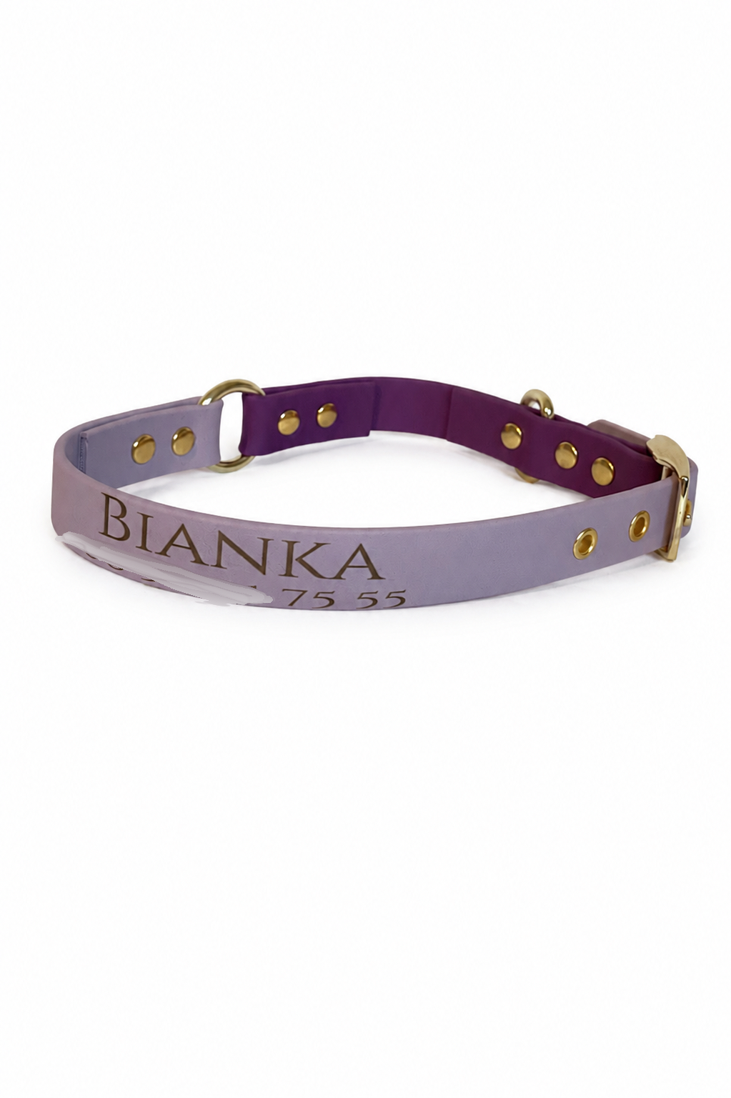 Collier biothane personnalisé🌸